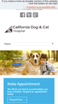Mobile Screenshot of californiadogcatvet.com